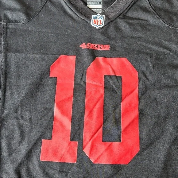 Jimmy Garoppolo #10 49ers Jersey Size L (14-16)